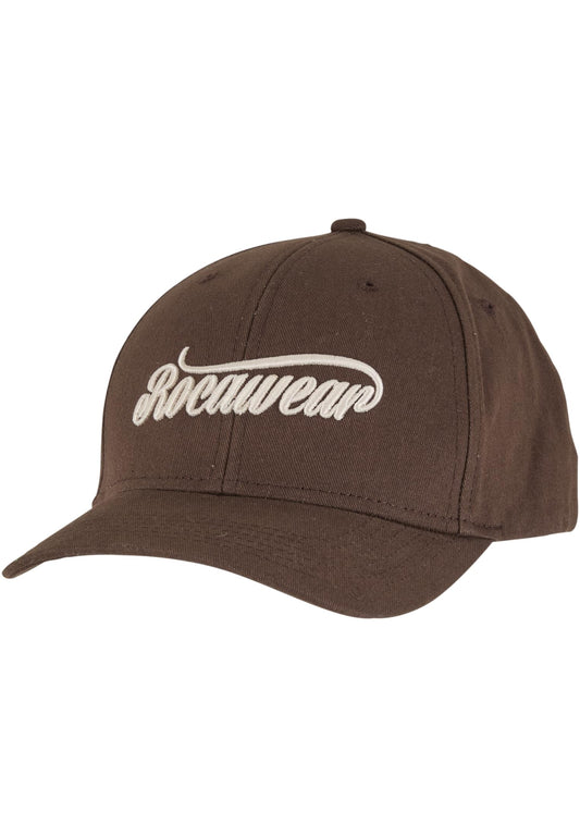 Rocawear Main Baseball Cap Braun Schrägansicht vorne