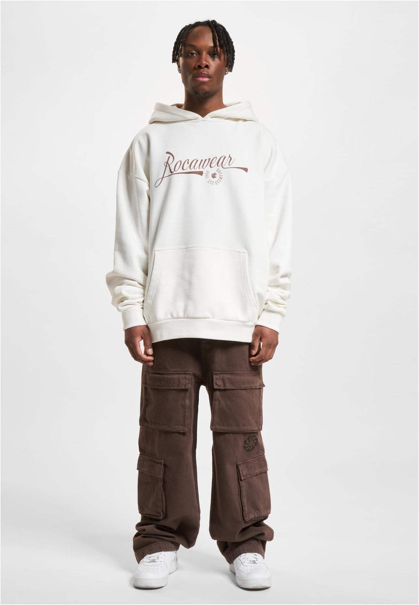 Rocawear ROCROC Hoody Herren Oversize Hoodie aus Ultra Heavy Terry mit Kapuze Outfit