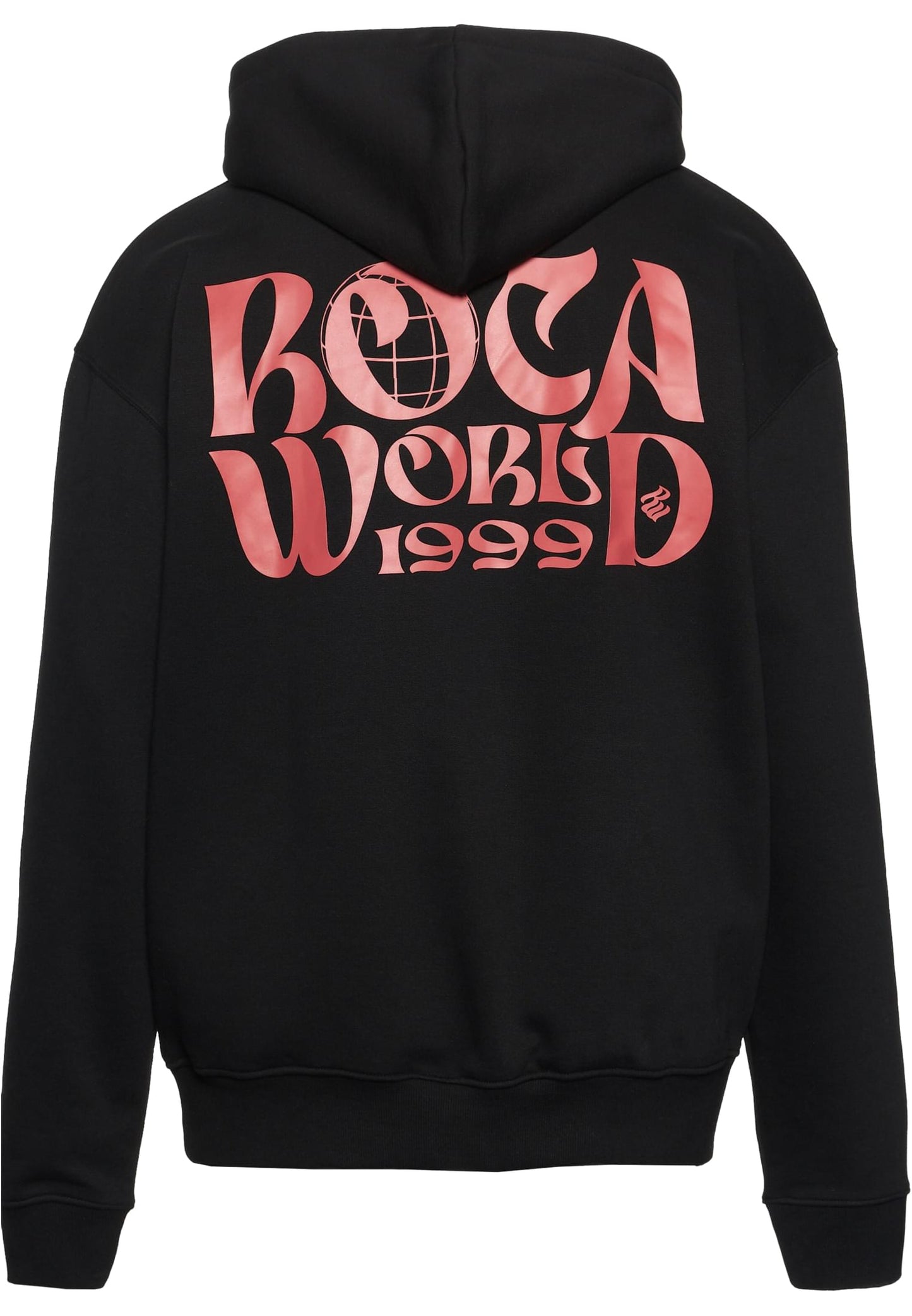 Rocawear Rocaworld Hoodie Herren Oversize Hoodie mit Logo auf der Brust und grossem Rueckenprint Produkt Back