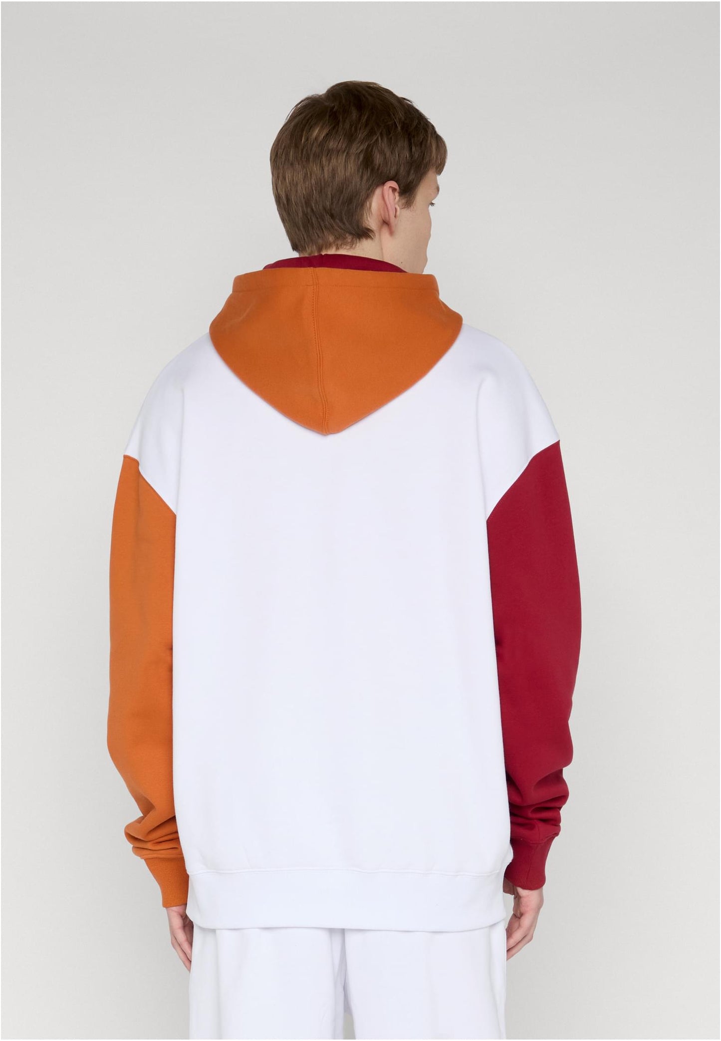 Rocawear COLORED Hoody Bright White Red Dahlia Hawaiian Sunset Herren Hoodie Rueckenansicht