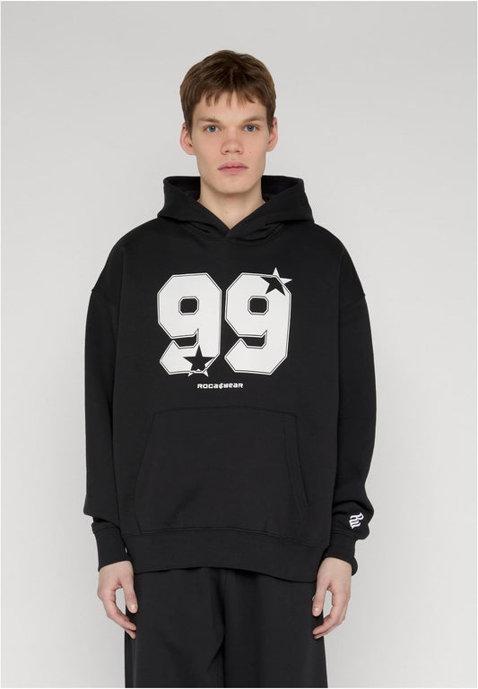 Rocawear STRAMBERS Hoody Black Herren Hoodie Vorderansicht mit 99 Print