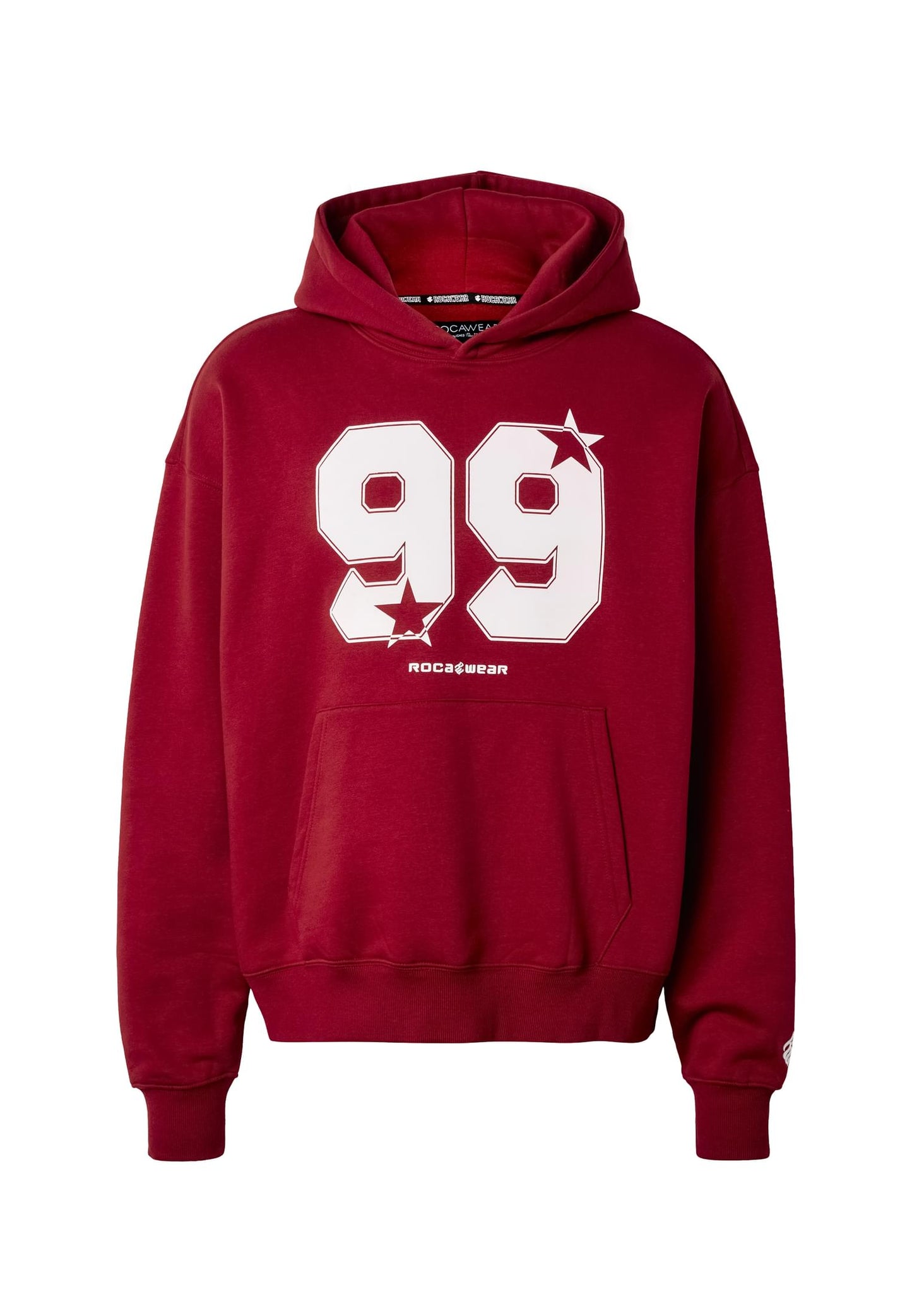 Rocawear STRAMBERS Hoody Red Dahlia mit großem 99 Frontprint