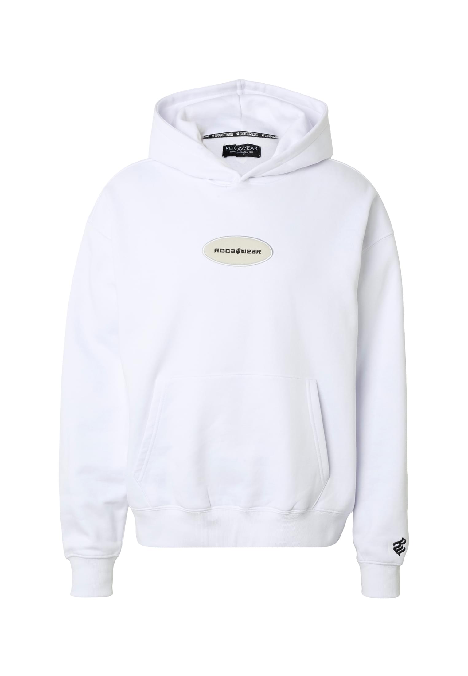 Rocawear SIMPLEROC Hoody Weiss mit dezentem Rocawear Logo-Patch
