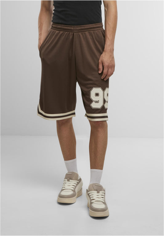 ROCAWEAR PRO SHORTS Herren Chocolate Brown Vorderansicht mit 99 Print