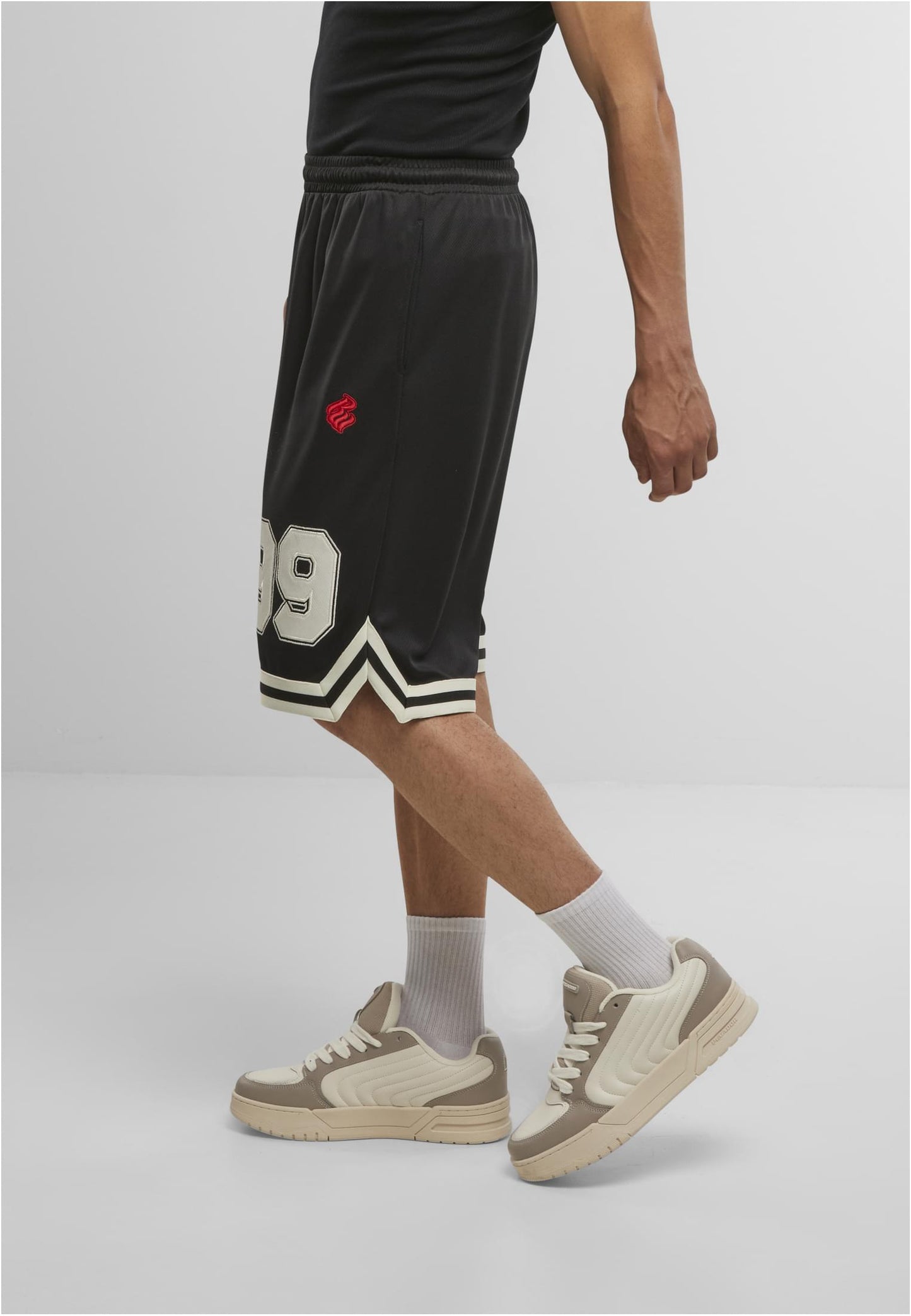 ROCAWEAR PRO SHORTS Herren Schwarz Seitenansicht
