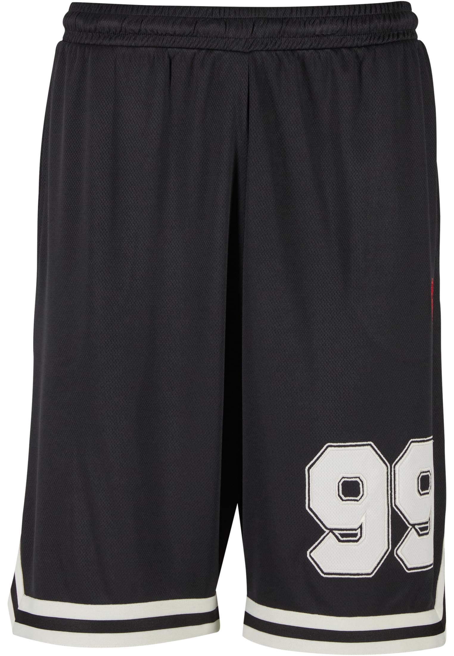 ROCAWEAR PRO SHORTS Schwarz Vorderseite mit 99 Print