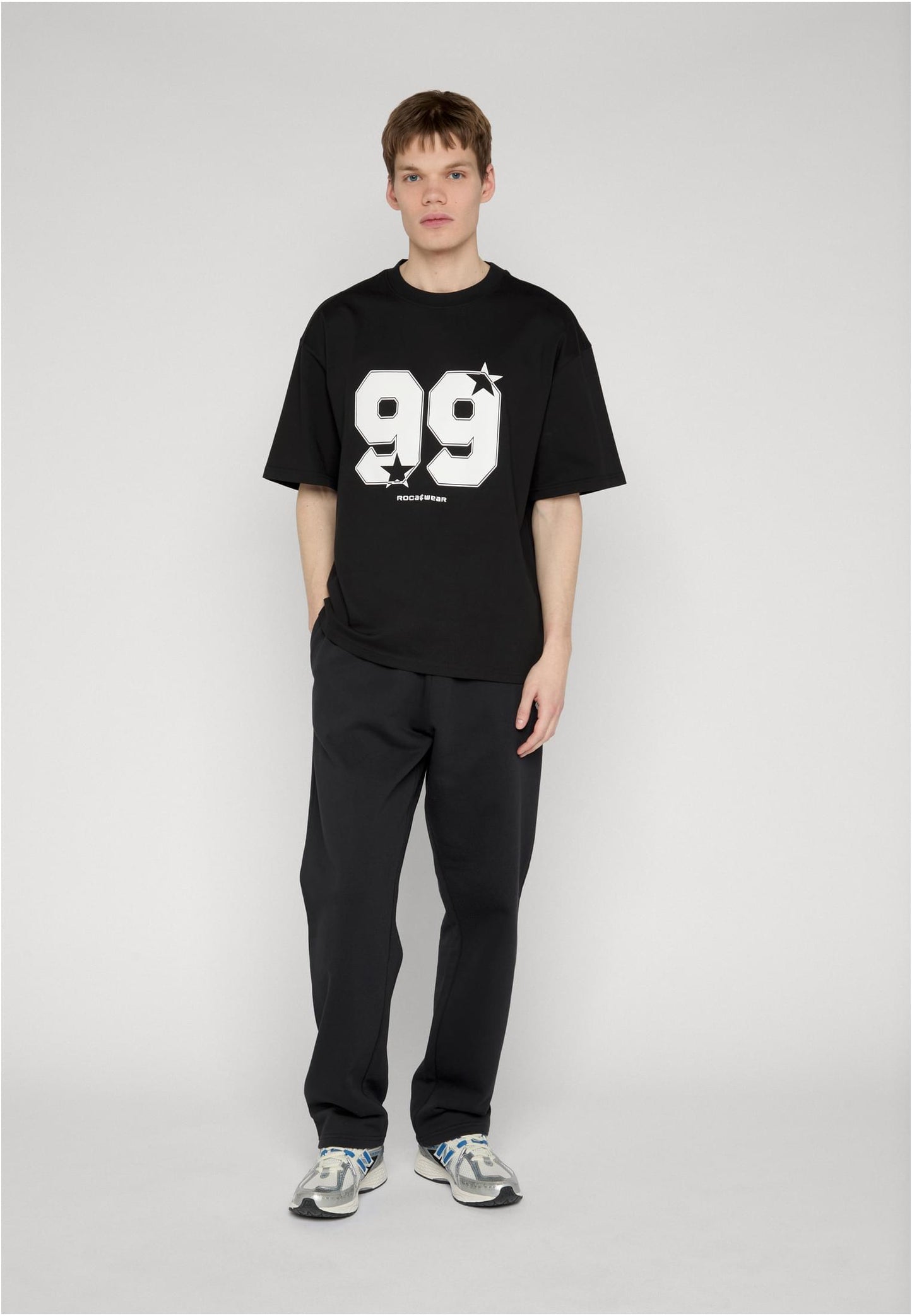 Rocawear Moola Sweatpants Black Herren Loose Fit Sweatpants im Outfit