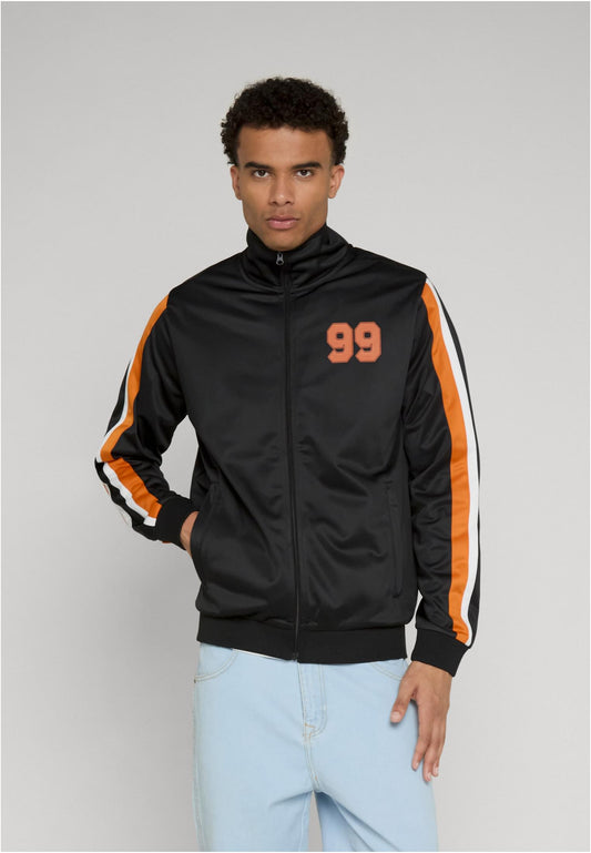 Rocawear KINGDOM Trackjacket Jet Black Herren Trainingsjacke Vorderansicht mit 99 Brustprint
