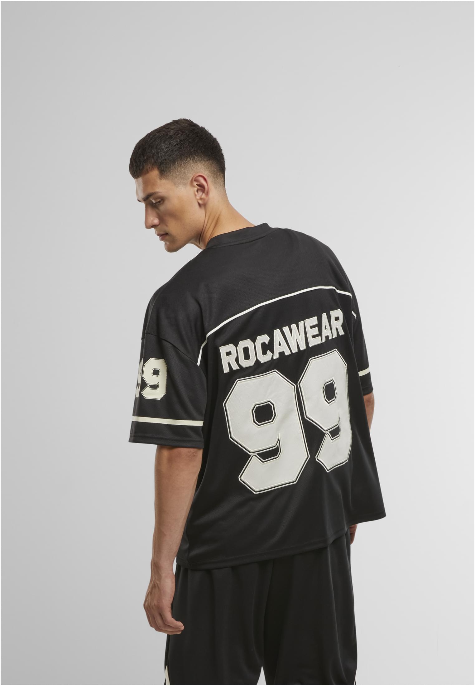 ROCAWEAR BALLER TRIKOT Herren Schwarz Rueckenansicht mit 99 Print