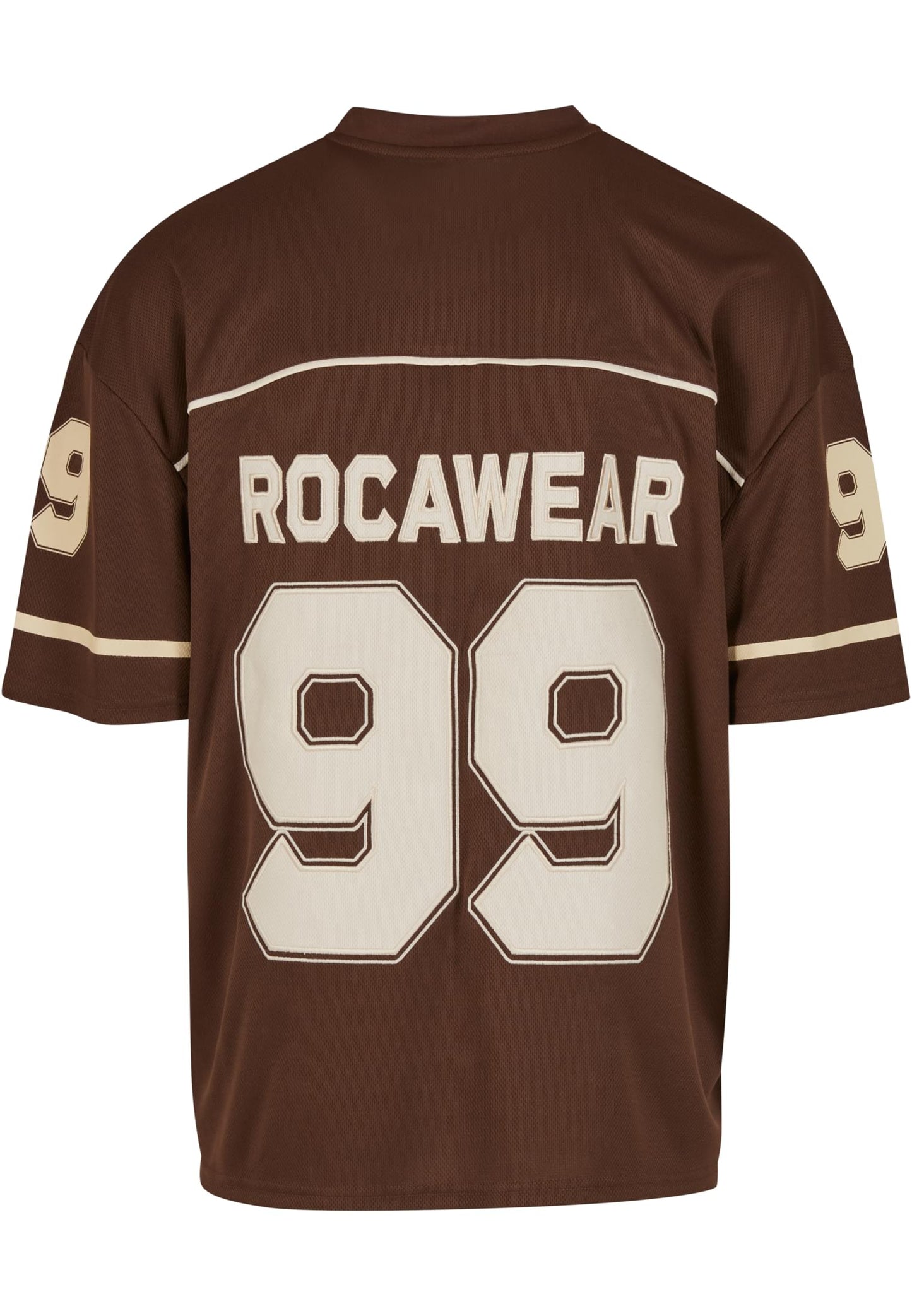 ROCAWEAR BALLER TRIKOT Chocolate Brown Rueckseite mit grossem 99 Print