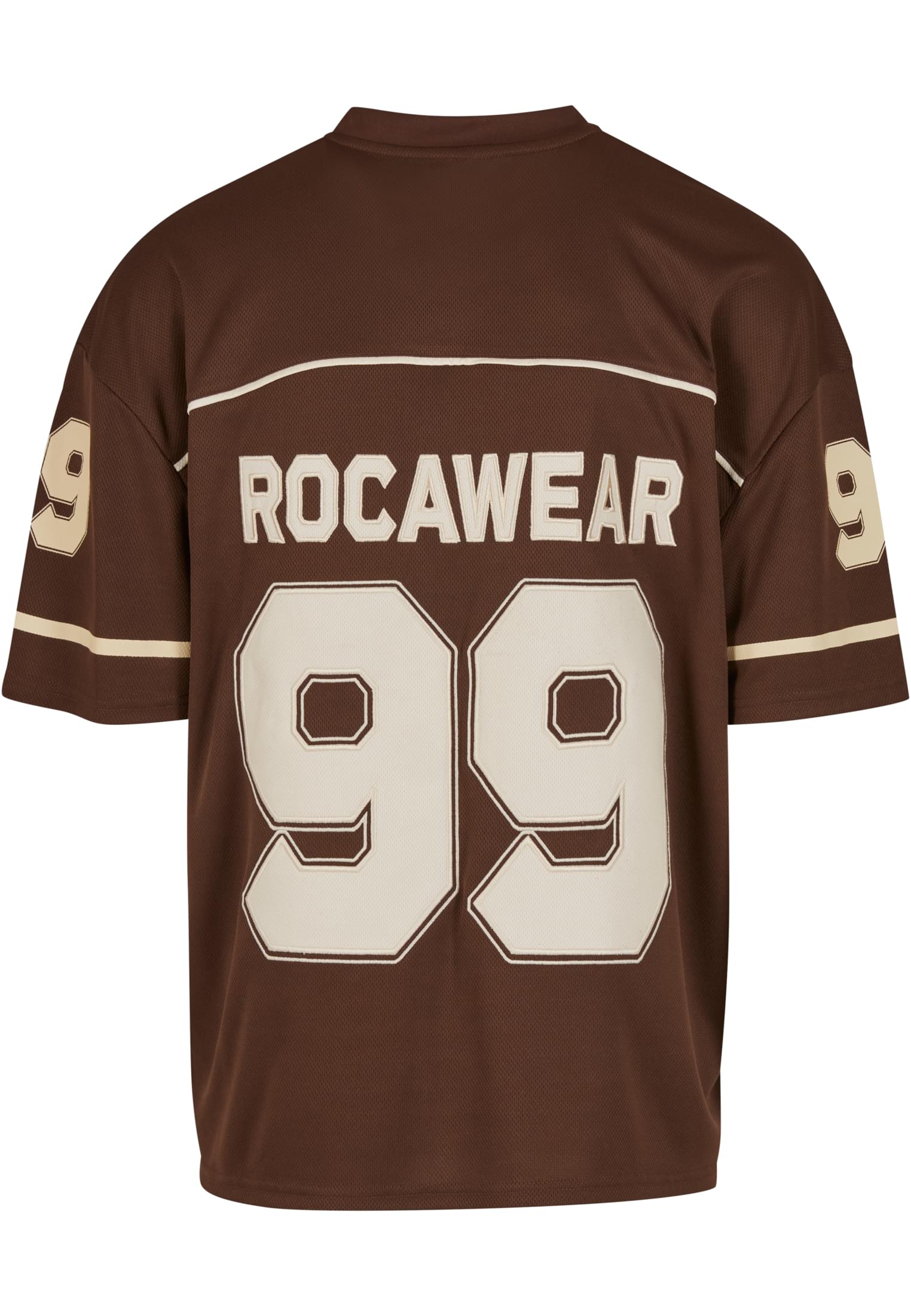 ROCAWEAR BALLER TRIKOT Chocolate Brown Rueckseite mit grossem 99 Print