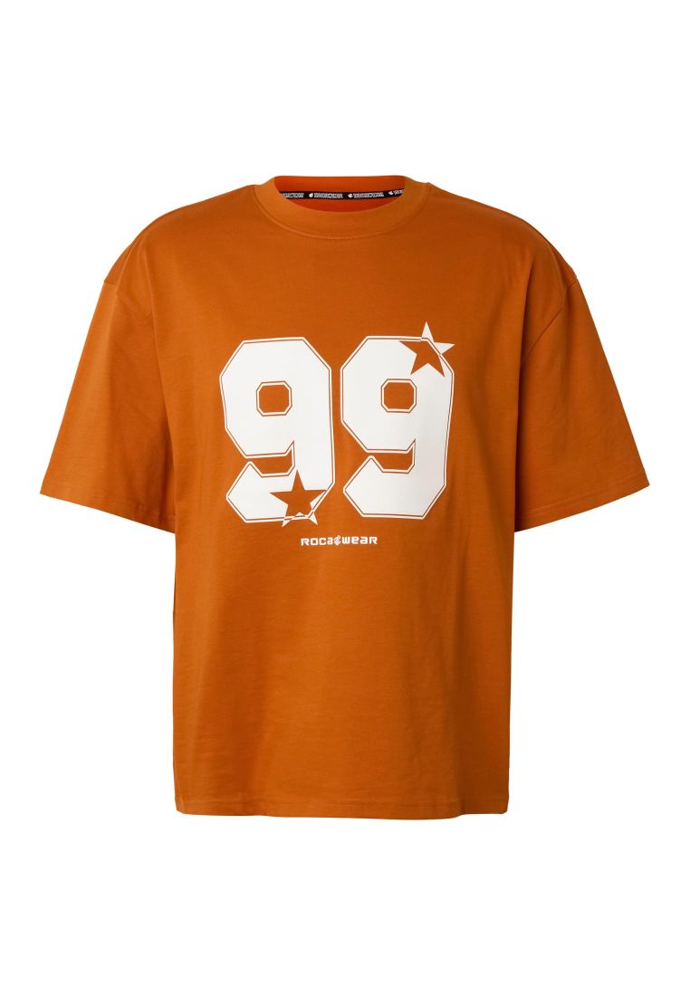 Rocawear STRAMBERS T-Shirt Hawaiian Sunset mit grossem 99 Frontprint