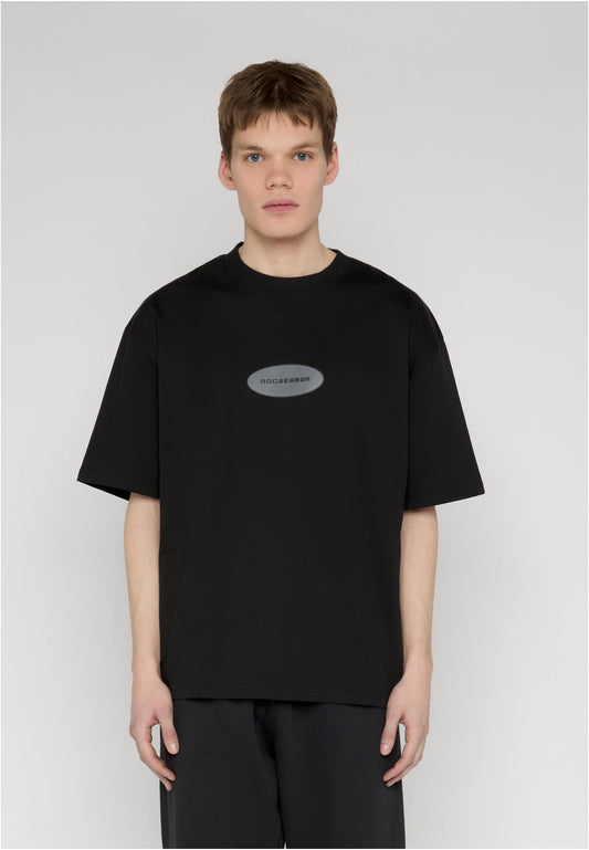 Rocawear SIMPLEROC T-Shirt Black Herren T-Shirt Vorderansicht mit Logo-Print