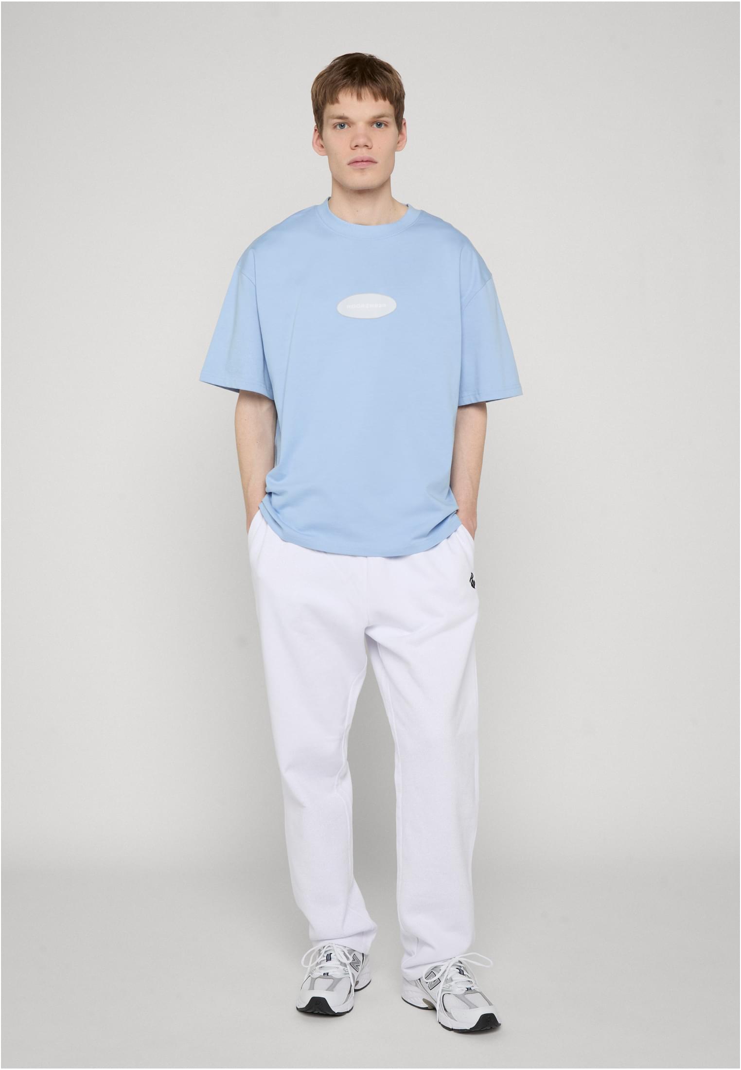Rocawear SIMPLEROC T-Shirt Brunnera Blue Herren T-Shirt Vorderansicht mit Logo-Print