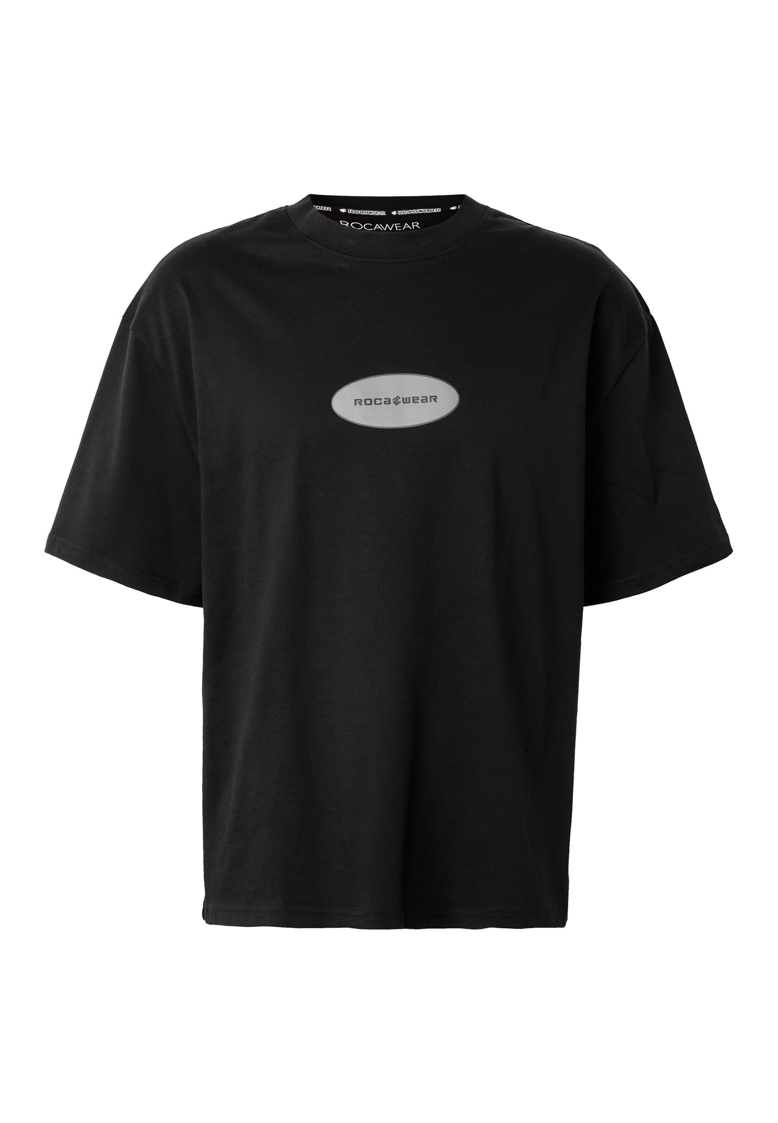 Rocawear SIMPLEROC T-Shirt Black mit dezentem Rocawear Logo-Print