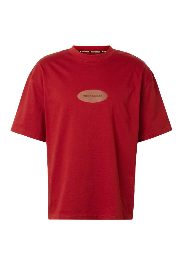 Rocawear SIMPLEROC T-Shirt Rot mit dezentem Rocawear Logo-Print