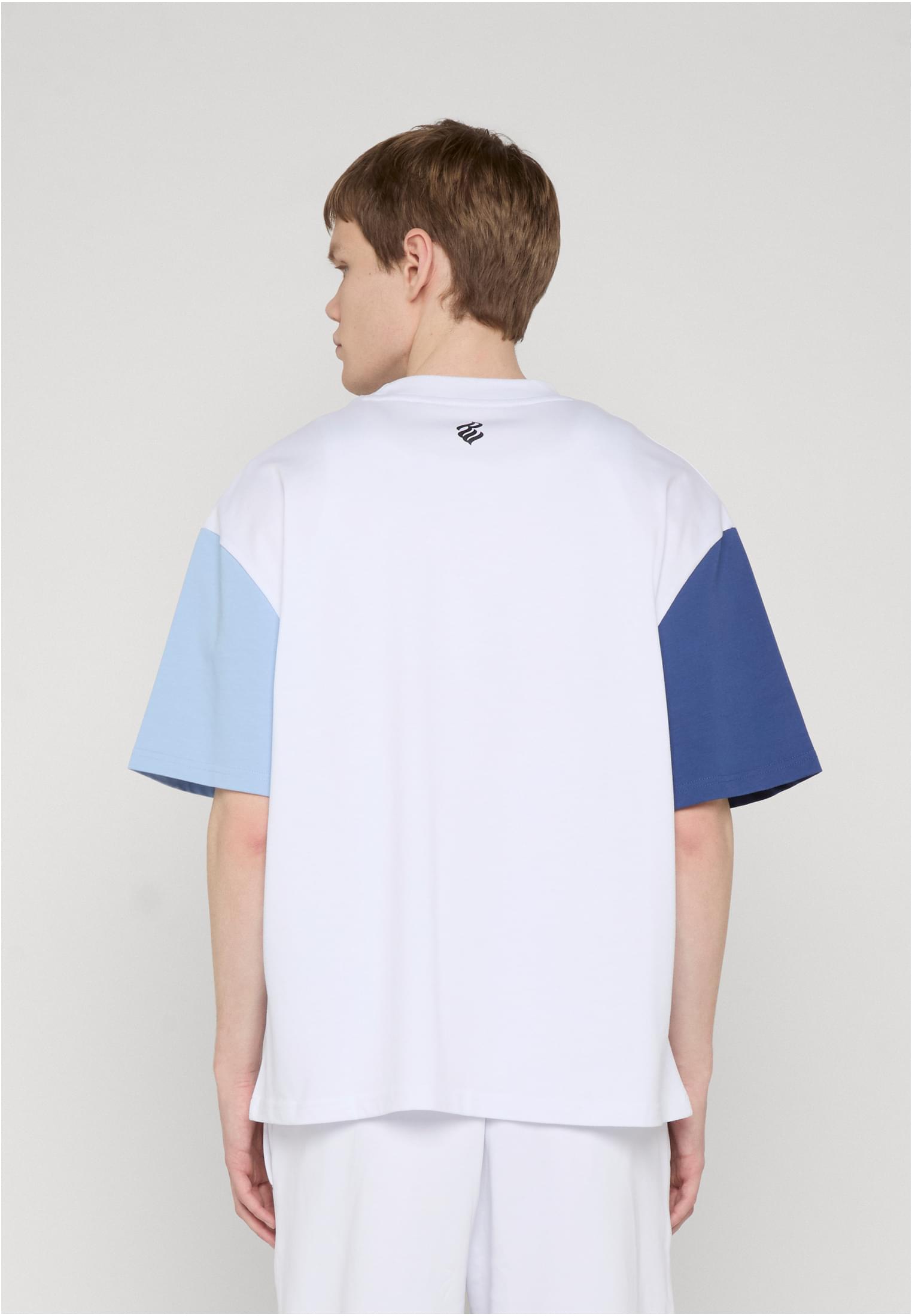 Rocawear COLORED T-Shirt Bright White True Navy Brunnera Blue Herren T-Shirt Rueckenansicht