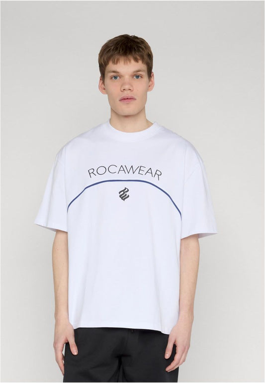 Rocawear ARCH T-Shirt White Herren T-Shirt Vorderansicht mit Logo-Print