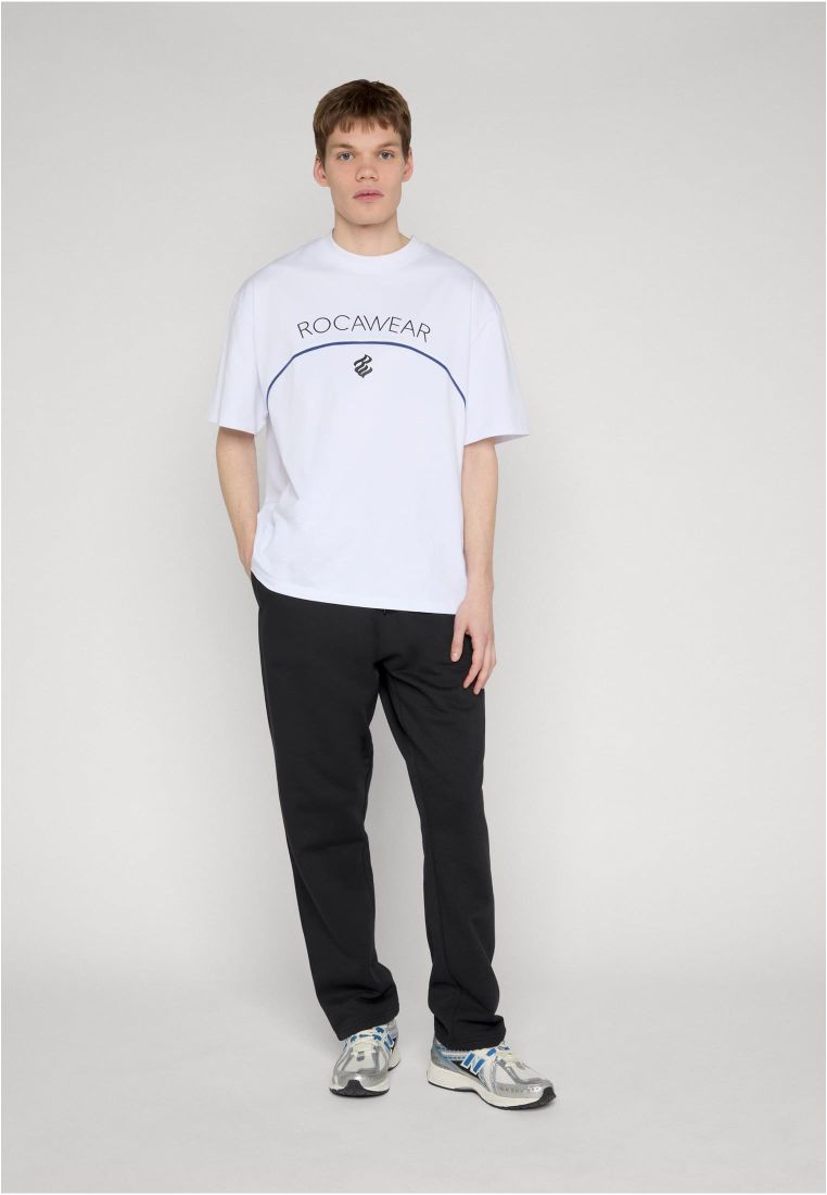 Rocawear ARCH T-Shirt Weiss Herren T-Shirt Vorderansicht mit Logo-Print