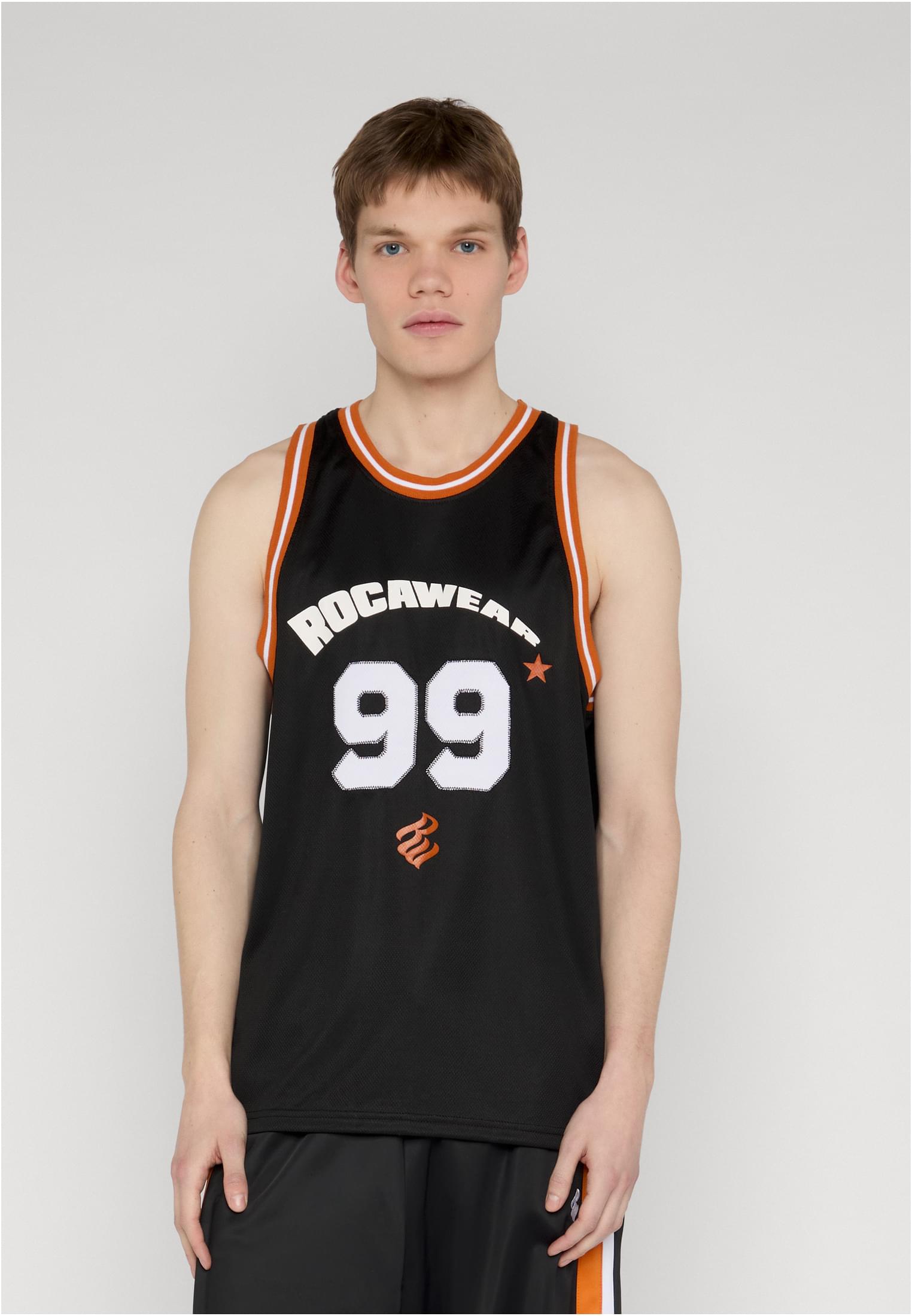 Rocawear BALLER Tanktop Black Herren Tanktop Vorderansicht mit 99 Logo-Print
