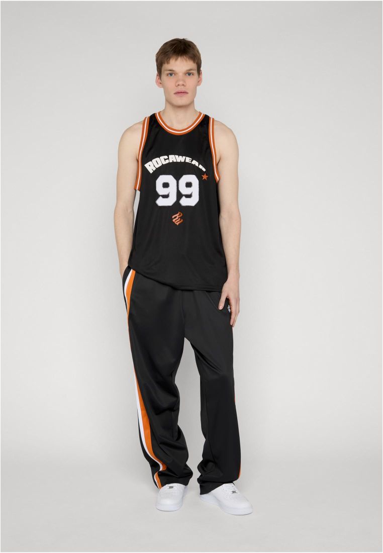 Rocawear BALLER Tanktop Schwarz Herren Tanktop Vorderansicht mit 99 Logo-Print