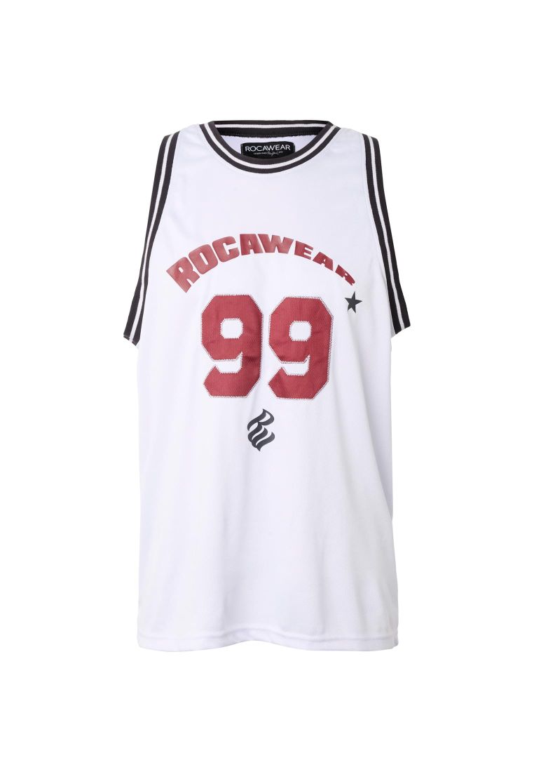 Rocawear BALLER Tanktop White mit Rocawear 99 Logo-Print