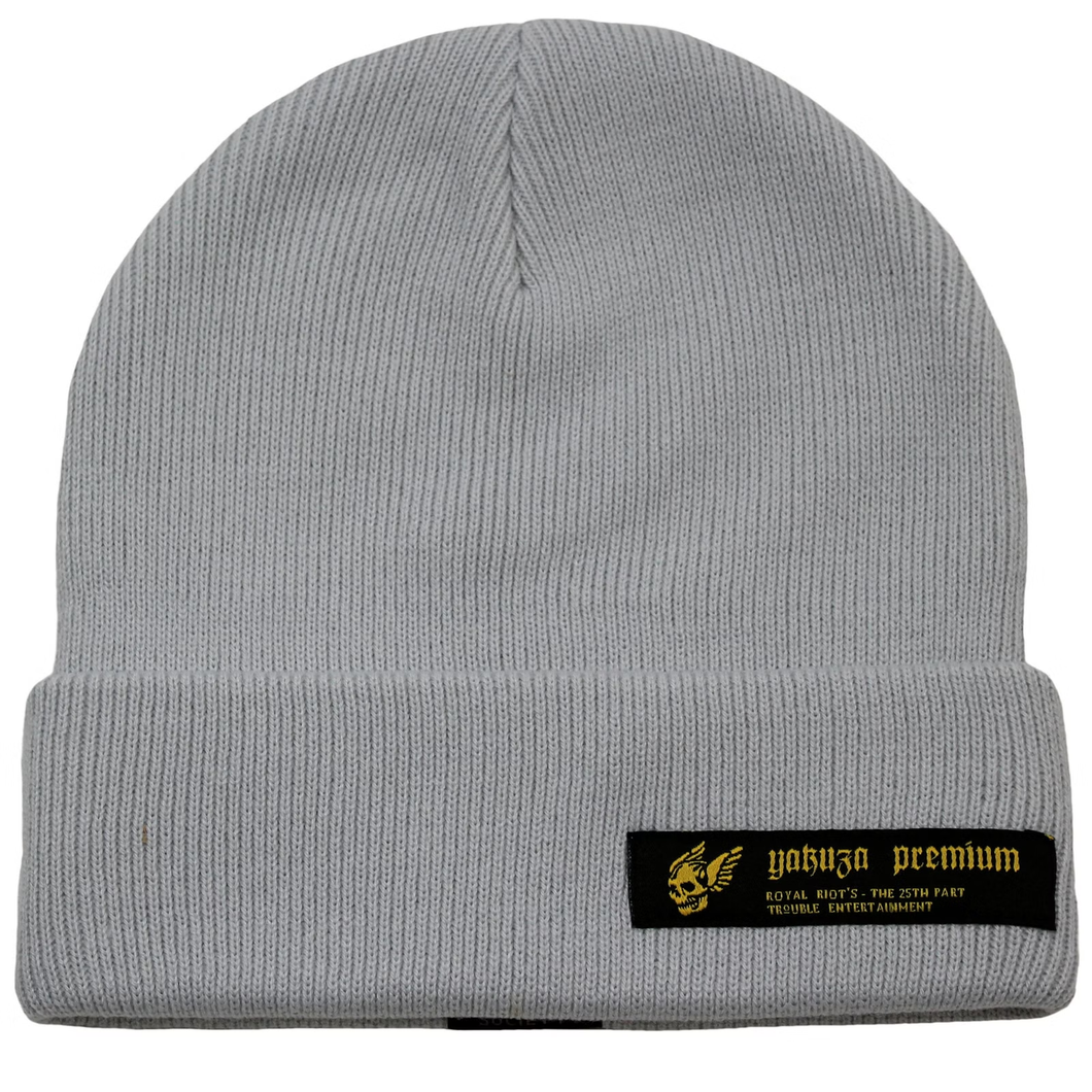 Yakuza Premium 3779 Strickmütze Grau