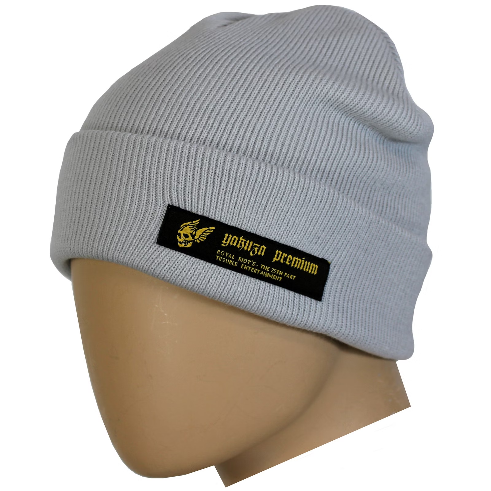 Yakuza Premium 3779 Strickmütze Grau