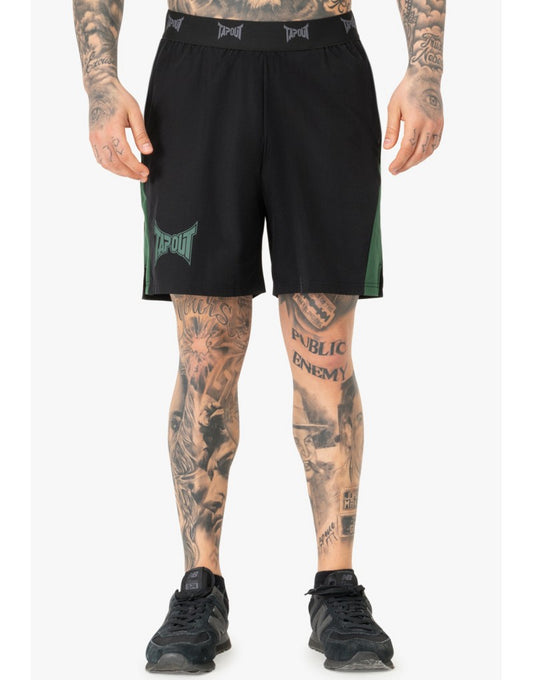 Tapout 940046 Training Short Schwarz/Gruen
