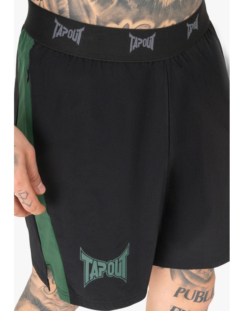 Tapout 940046 Training Short Schwarz/Gruen