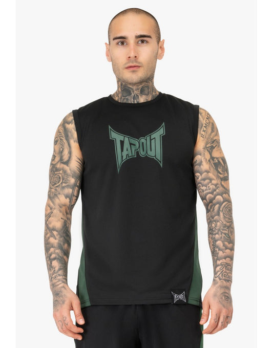 Tapout 940042 Trainings Tank Schwarz 