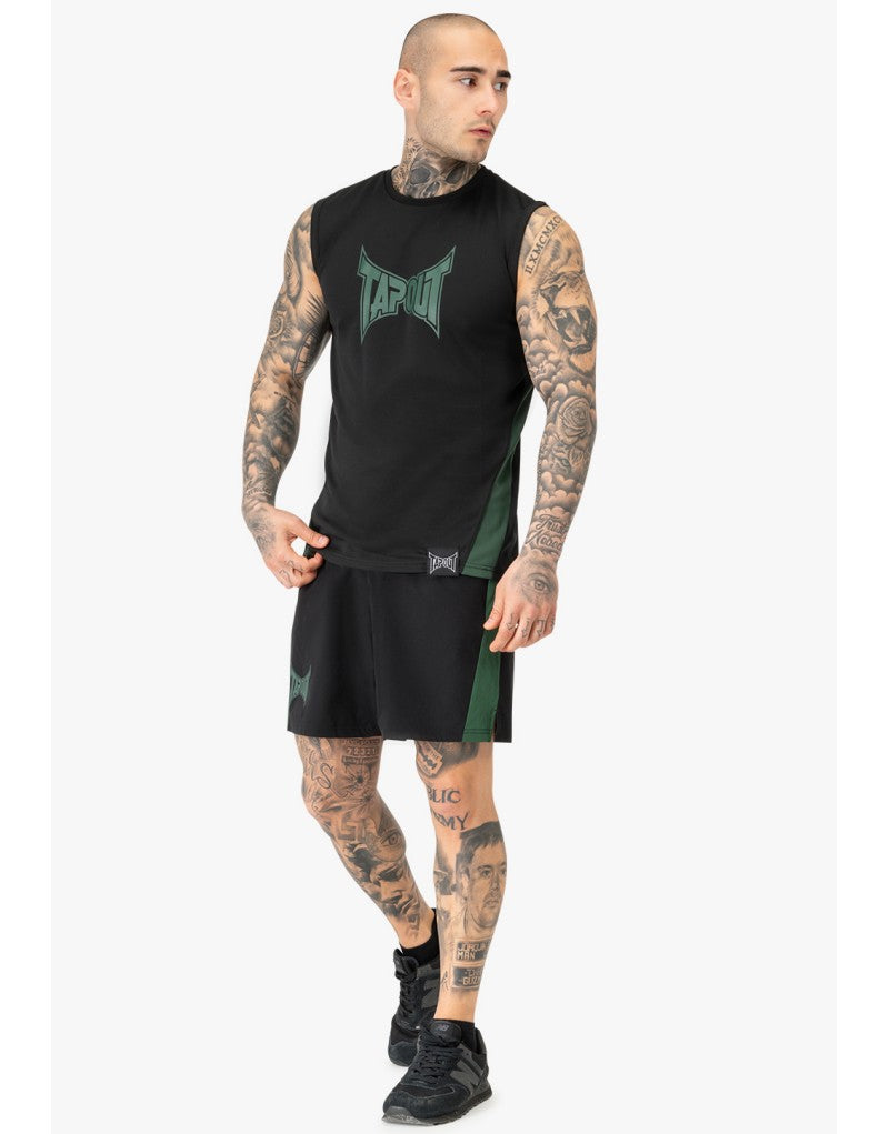 Tapout 940042 Trainings Tank Schwarz 