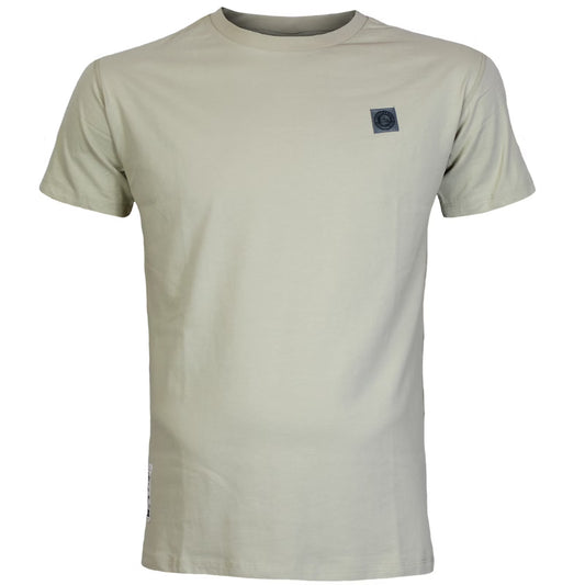 Broken Legend T-Shirt in Sand-Oliv aus Pima-Baumwolle