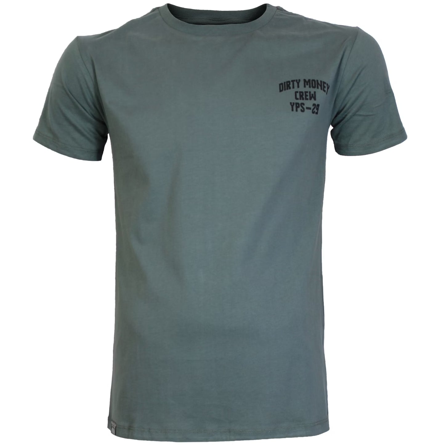 Olivgrünes Yakuza Premium T-Shirt mit kleinem Brustprint im Biker Stil.