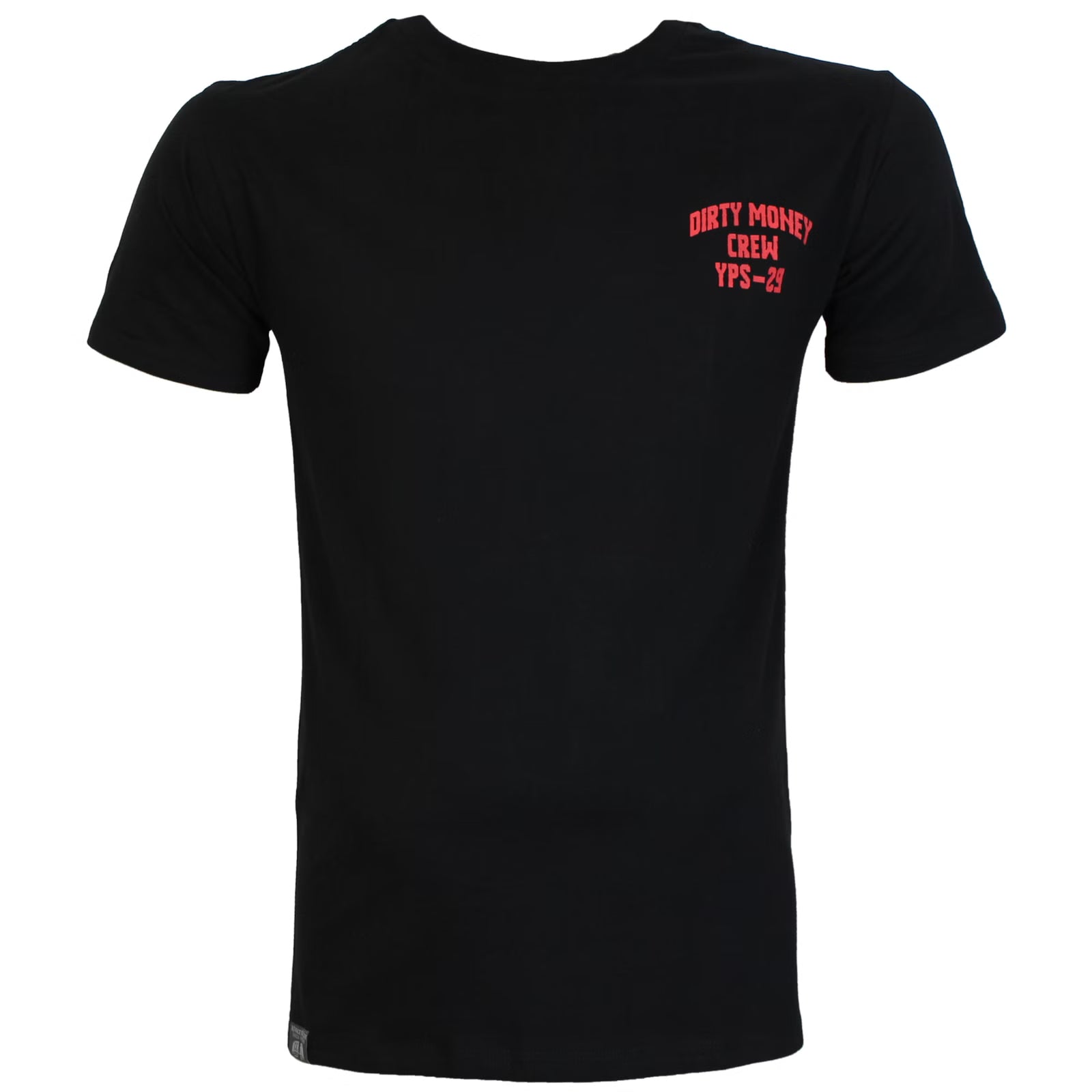 Schwarzes Yakuza Premium T-Shirt mit kleinem Dirty Money Brustprint.