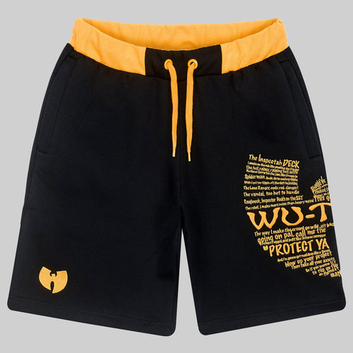 Wu Wear Wu Protect Sweatshort Schwarz - Wu-Tang Clan
