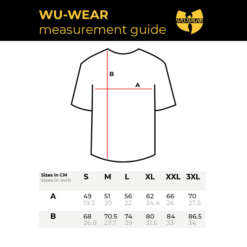Wu Wear Wu-Monk T-Shirt Schwarz Wu-Tang Clan