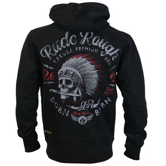 Yakuza Premium YPHZ 3825 A  Kapuzensweatjacke Schwarz