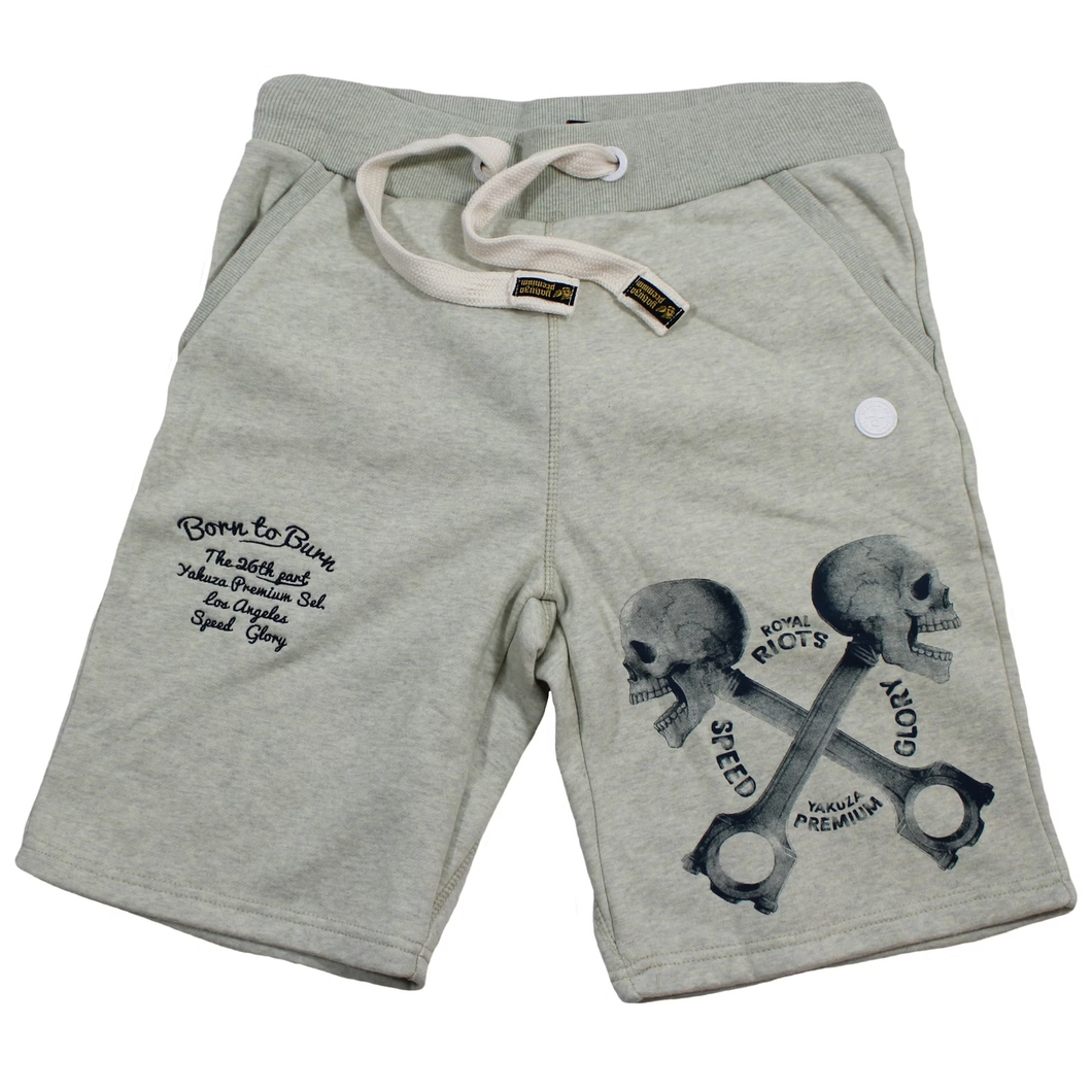Yakuza Premium YPJO 3828 Jogging Shorts Grau/Grün