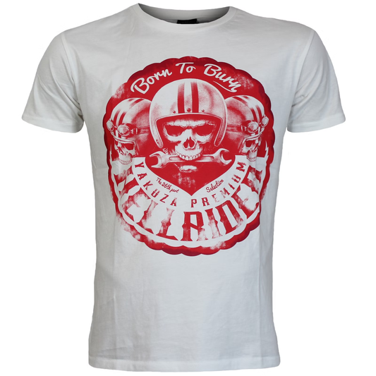 Yakuza Premium  YPS 3818  T-Shirt Natur Weiss