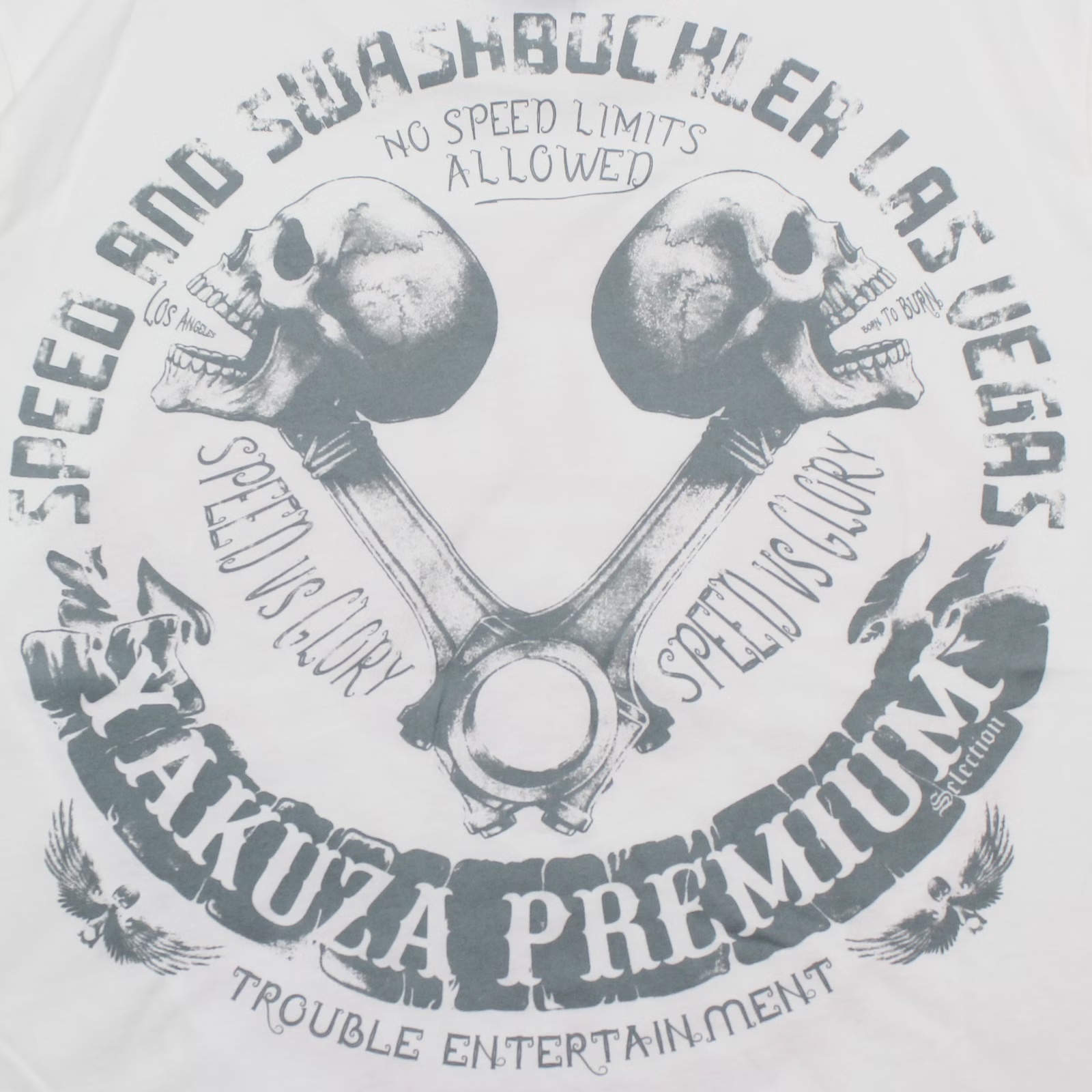 Yakuza Premium  YPS 3818  T-Shirt Natur Weiss