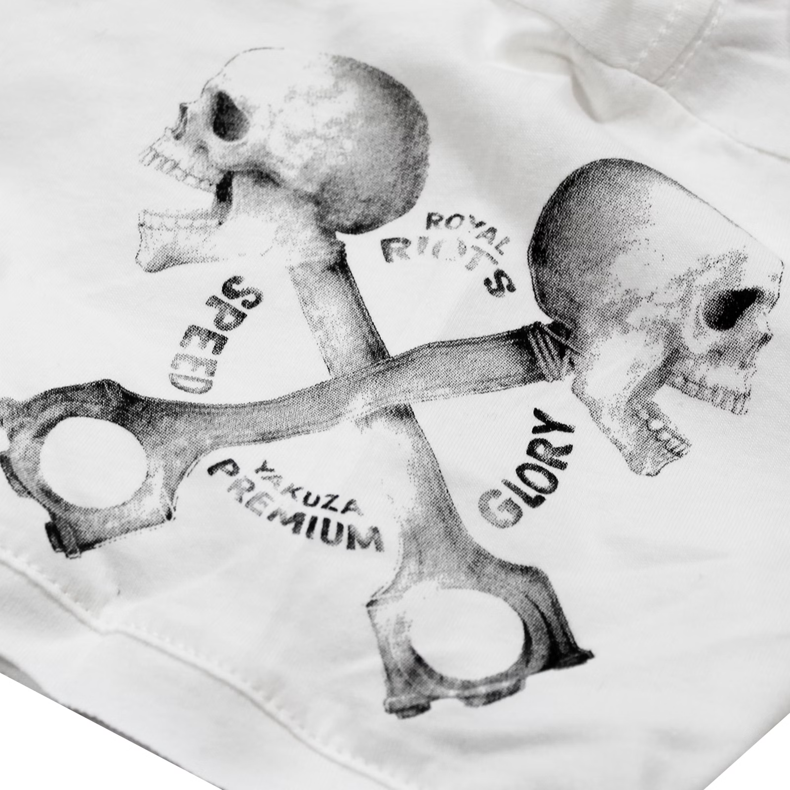 Yakuza Premium  YPS 3819  T-Shirt Natur Weiss Vintage