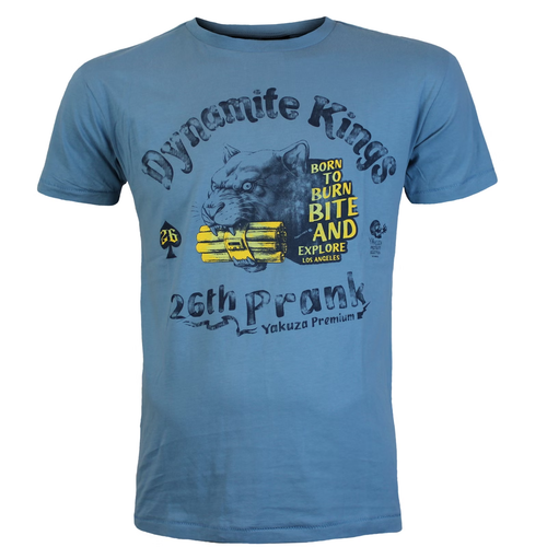 Yakuza Premium  YPS 3811 T-Shirt Blau