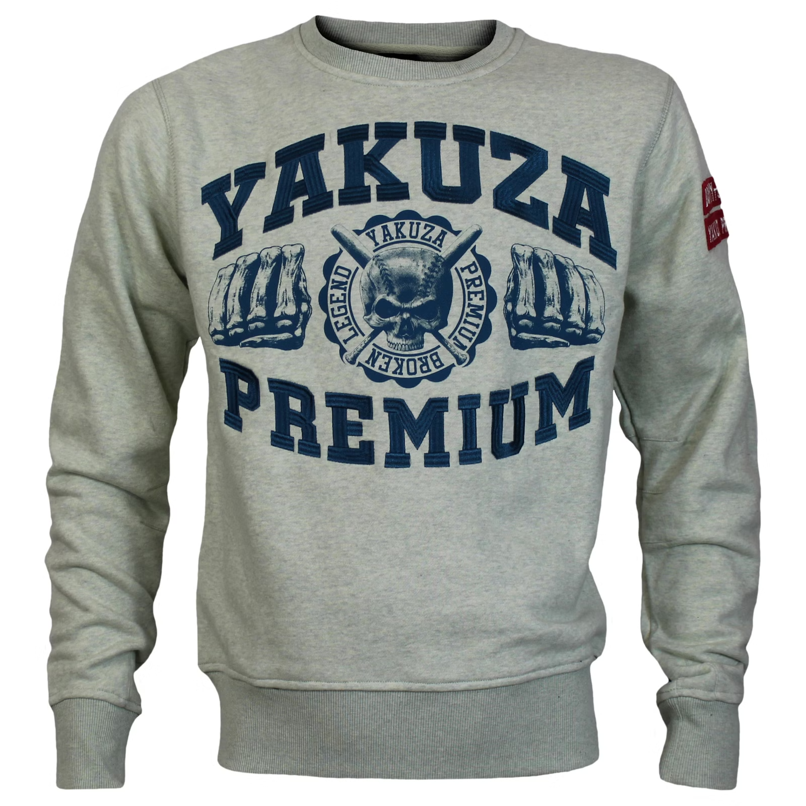 Yakuza Premium YPP 3820 Pullover Grau/Grün
