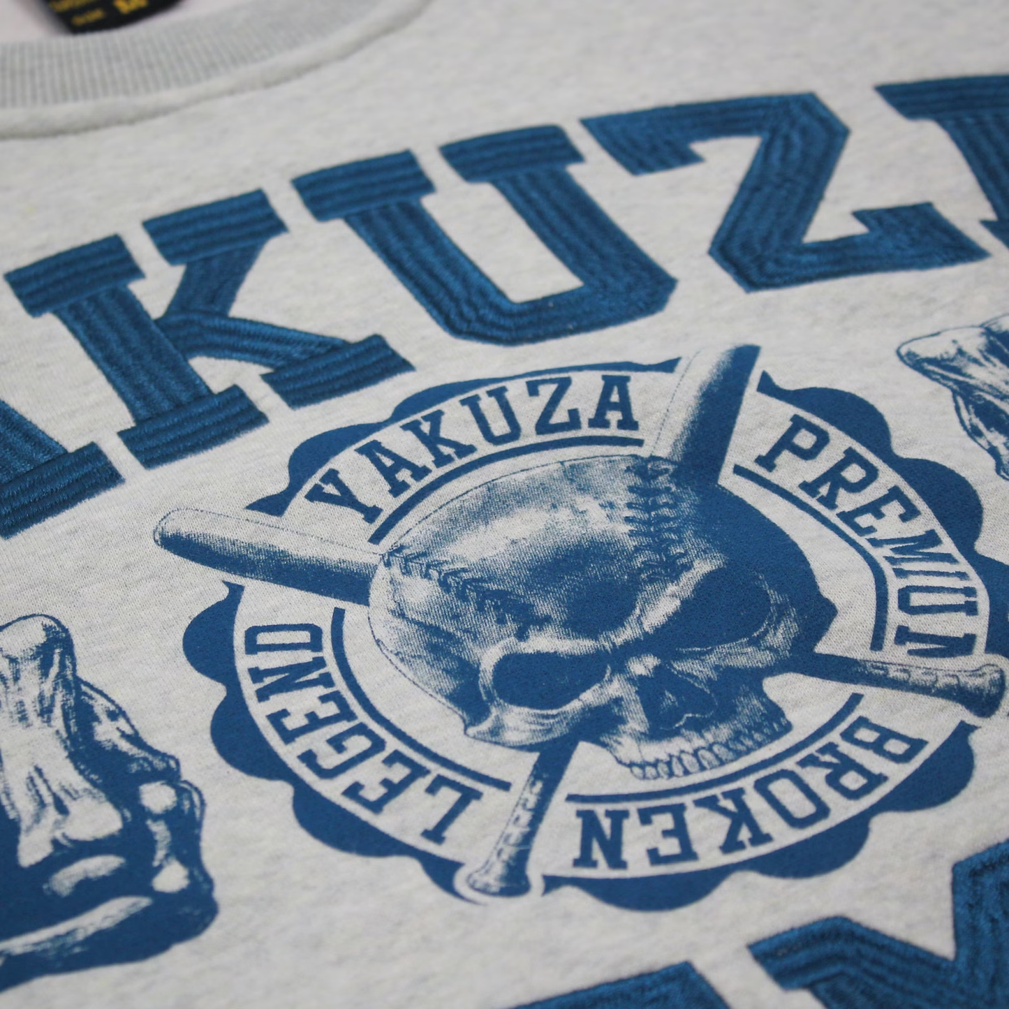 Yakuza Premium YPP 3820  Pullover Grau/Grün