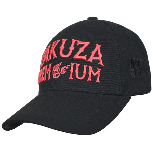 Yakuza Premium Base Cap – Snapback stylisches, schwarzes Cap mit hochwertigem Stick-Design. Perfekt für trendbewusste Streetwear-Fans. Robuste Verarbeitung und unverwechselbares Yakuza-Logo für den ultimativen Look. Ideal für jedes Casual-Outfit Snapback