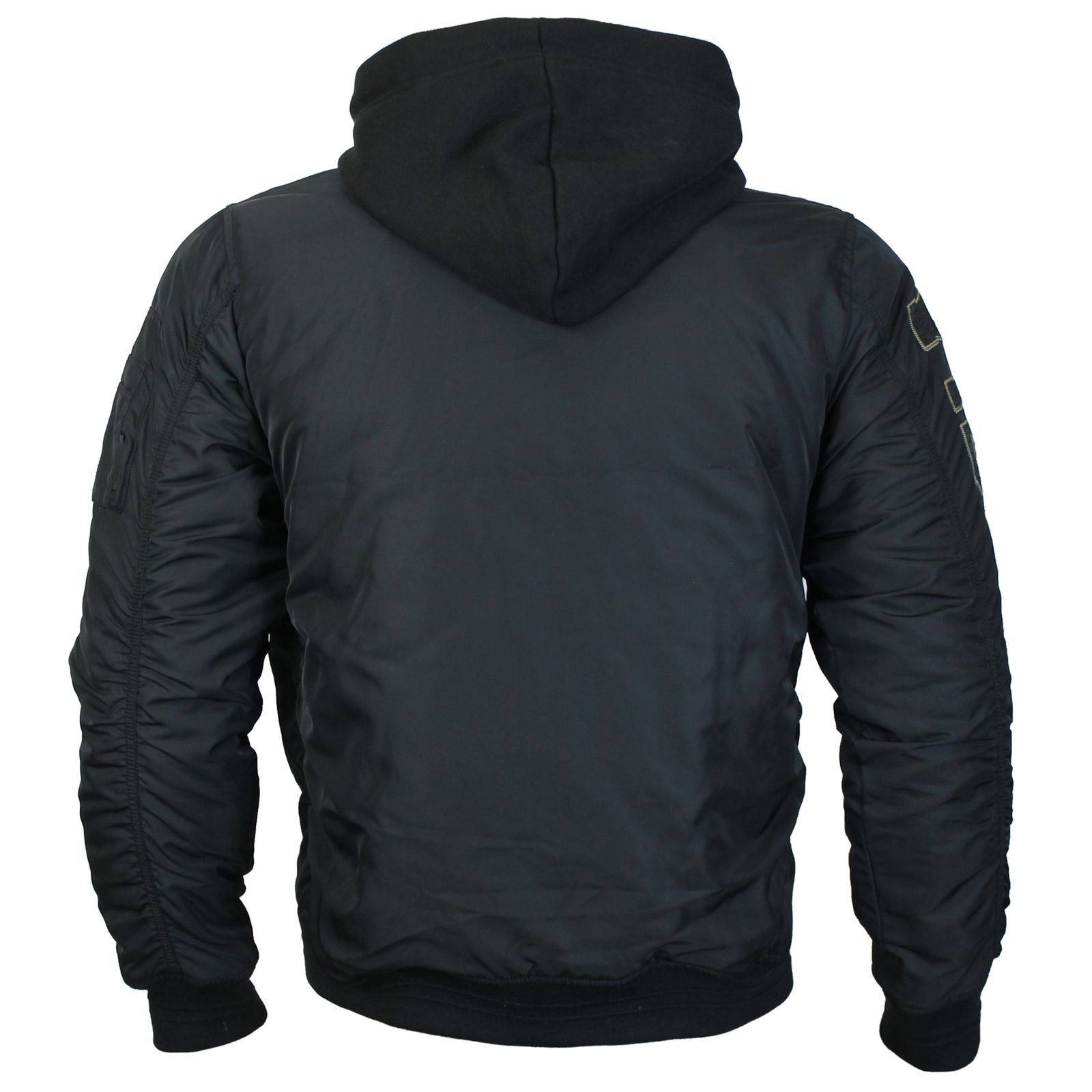 Stylisch, limitiert, Yakuza: Die olivgrüne Bomberjacke 3961 mit Stickerei & Kapuze ist ein Must-have für echte Männer. Schnell sichern!