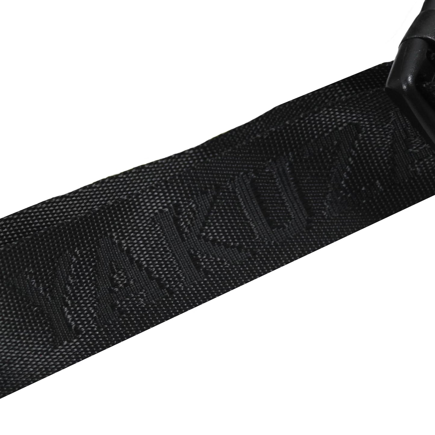 Schwarze Yakuza Premium Gürteltasche mit 3D-Stickerei, verstellbarer Bauchgurt, zwei Fächer, Polyester.