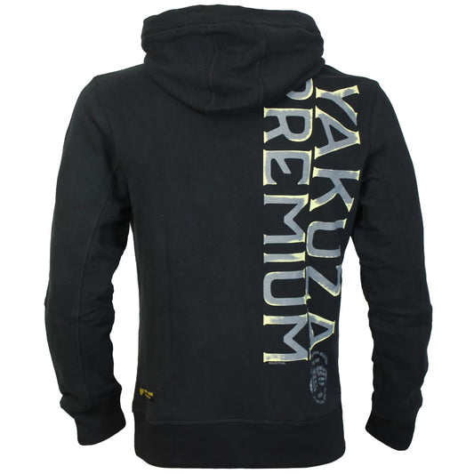 Schwarzes Yakuza Premium Herren-Sweatshirt mit auffälligem Eichhörnchen-Print