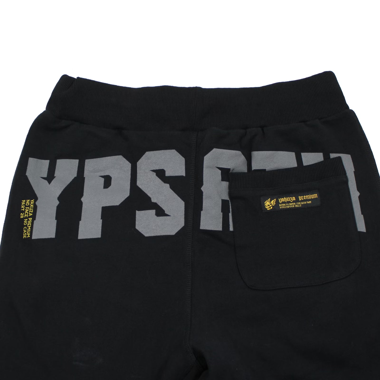 Bequeme schwarze Jogginghose für Herren mit elastischem Bund und Seitentaschen